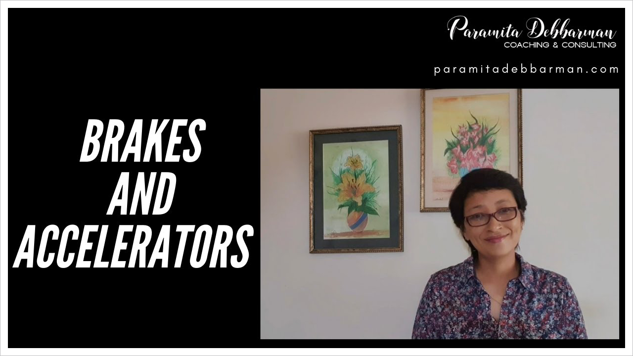 Paramita Debbarman: Blog - Brakes and Accelerators of our lives