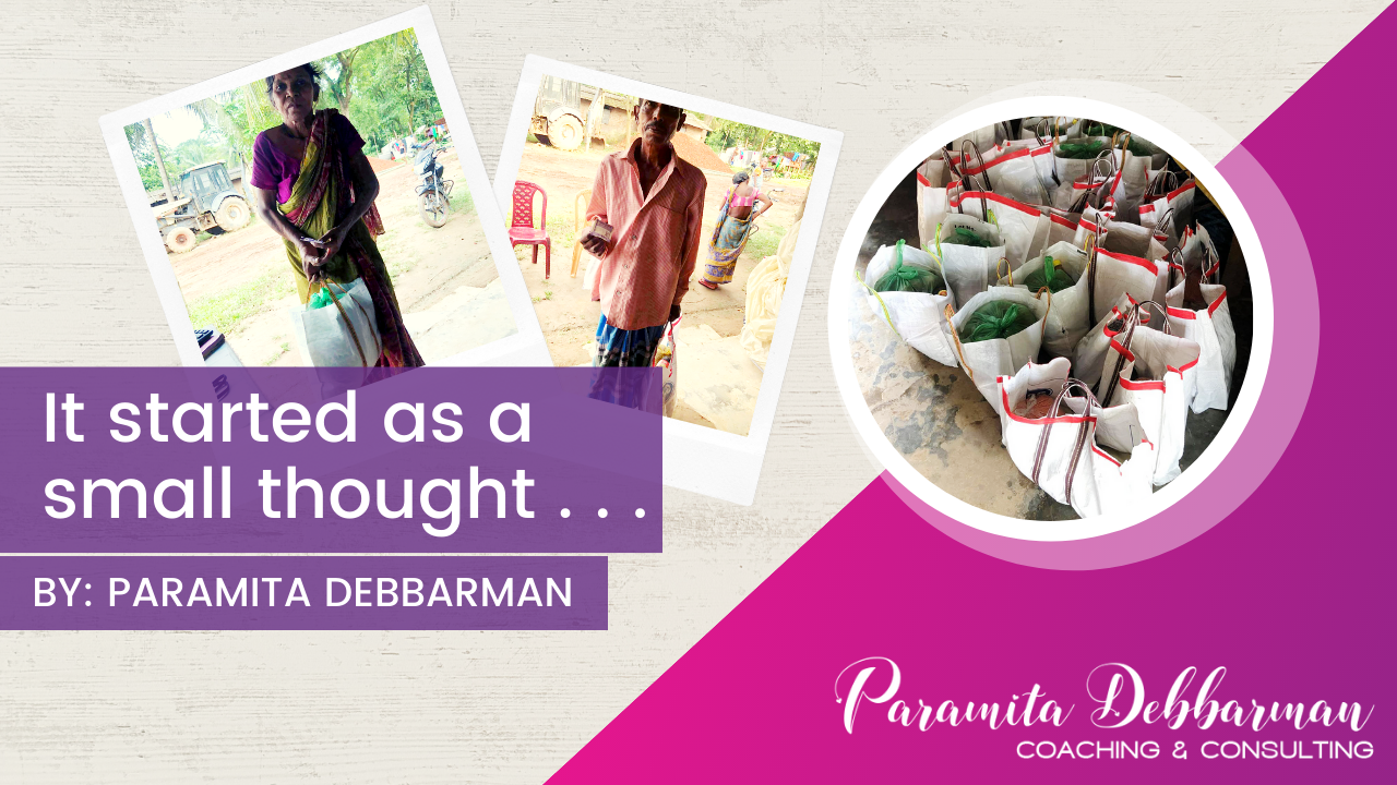 Paramita Debbarman: Blog - It started as a small thought . . .